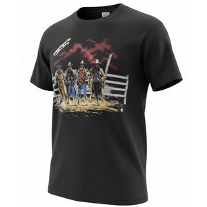 VTG 90s Wyoming Territorial Park Laramie T-shirt  USA Single Stitch XL Cowboys